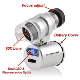 TD® Microscope numérique usb endoscope pas cher électronique hd digital binoculaire mini loupe portable LED ultraviolet lampe bijout