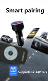 TD® Chargeur de voiture retroéclairage double usb-Chargeur allume cigare voiture lumineux- Accessoire auto pour charge USB