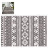 TD® Tapis imitation cachemire style marocain salon chevet tapis sol complet tapis de porte antidérapant couverture résistante à l'us
