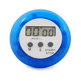 TD® Minuteur Rond Bleu Digital Electronique Magnétique de Cuisine/ Compteur à rebours/ Alarme Multifonctionnel Bleu