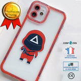 Convient  pour  Apple  11,  Apple  12  thème  de  jeu  de calmar téléphone portable étui de protection pour téléphone portabl