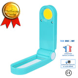 TD® Lampe de miroir rechargeable USB pliable pour petit livre à LED