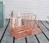 TD® Boîte rangement fer Art rangement bureau étagère d'organisation multifonctionnelle Simple étudiant papeterie fournitures de bure