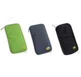 TD® Porte-cartes Impression multifonctionnelle Porte-passeport voyage Porte-documents d'organisation Porte-cartes long Porte-billets