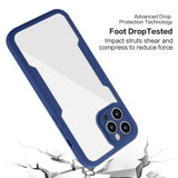 TD® Étui de téléphone portable tout compris à 360 ° pour Apple 13pro film de coque à trous fins housse de protection intégrée