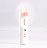 TD® Instrument de poche hydratant pour le visage en ABS vaporisateur petit ventilateur usb charge humidificateur multifonction