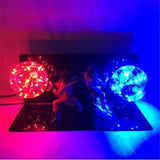 HTBE® Lumière LED 3D inspirée de la veilleuse lumineuse créative Tension 110V-200V Lumière  protection des yeux douce à économie d'é