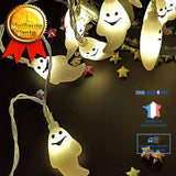 TD® Guirlande lumineuse LED Halloween Ghost Festival-Little Ghost-3m 20 lumières