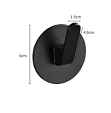 Patère patère en métal noir solide  sac chambre simple moderne espace simple porte en aluminium patère salon salle de bain cr