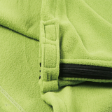 Sac de couchage en polaire de camping en plein air Doublure de sac de couchage de camping de type enveloppe Simple vert d'été