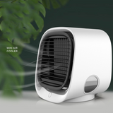 INN® Mini refroidisseur d'air d'humidification Climatiseur de bureau portable Refroidisseur d'air à ions négatifs USB