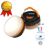 TD® Boule d'éclairage de camping randonnée forêt 3 Lumière LED couleur orange noir alimentation 3 piles éclairage extérieur nocturne