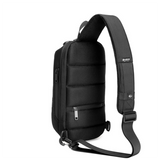 TD® Sac de poitrine sac bandoulière antivol USB pour hommes sac décontracté multifonctionnel imperméable