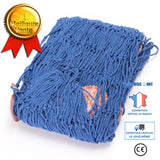 TD® Filet Pêche Décoration Marine 150 X 200 cm BLEU matériaux d'Origine Naturelle Écologique /Thème de la Mer Coquillages Coton