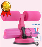 TD® Hommes et femmes exercice à domicile ventre mince sit-ups aide yoga fitness pied fixe ventouse abdominale bigoudi rose pêche