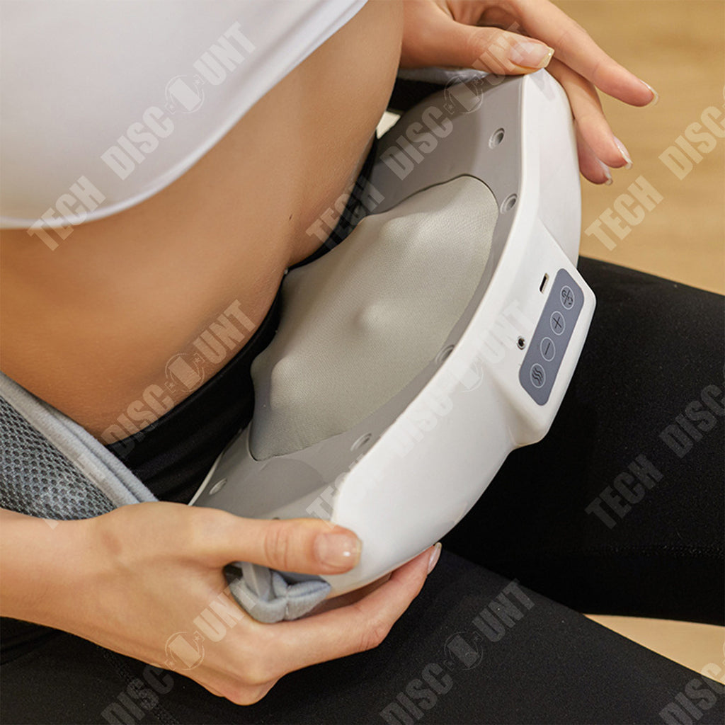 TD® Masseur abdominal frottant instrument abdominal vibration chauffage réduction de graisse ceinture amincissante