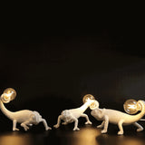 TD® Lampe de table caméléon nordique salon chambre chez l'habitant designer résine moderne lampes décoratives animales créatives