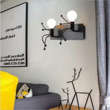 TD® Lampe Murale Moderne - Créatif et Simple - Noir