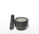 TD® Mortier d'ail en marbre Presse-ail en granit Broyeur ménager pour écraser le mortier de mortier en pierre