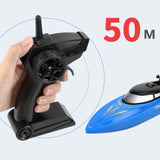TD® Télécommande dirigeable jouet 2.4G télécommande bateau eau jouets pour enfants rechargeable cadeau de noël