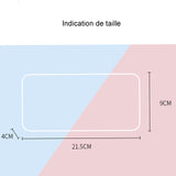 TD® Boîte de papeterie créative multi-fonctionnelle transparente pu grande capacité étui à crayons étui à crayons rangement mignon