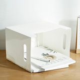 TD® Panier  rangement Boîte de rangement de bureau Boîte d'organisation bureau simple Boîte de rangement de papeterie multifonctionn