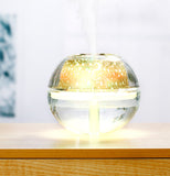 TD® Mini humidificateur cristal veilleuse projection nano atomisation processeur d'air domestique deux vitesses hors du brouillard