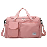 TD® Sac de voyage séparation sèche et humide compartiment à chaussures indépendant yoga sac de fitness sac à main de rangement