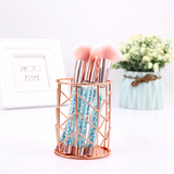 TD® Porte-stylo Nordic ins Porte-stylo doré Porte-stylo d'art en fer or rose Panier de rangement de bureau Boîte de rangement  vaiss