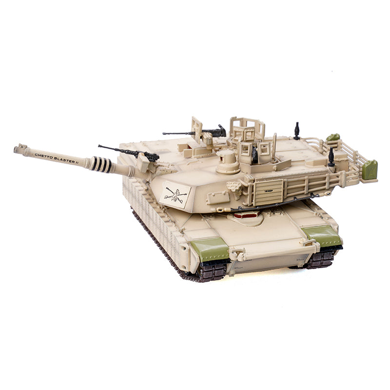 TD® M1A2 modèle de char de combat principal figurine de jouet produit fini figurine de couleur de sable figurine en alliage série jo