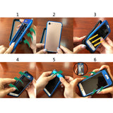 TD® Samsung Galaxy S10 étui de téléphone portable anti-chute anti-collision téléphone portable housse de protection film un