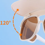 TD® Lunettes de soleil Monture complète  Monopièce Femmes Protection des yeux et protection solaire    Ajustables  Polarisées avec b