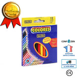 Crayons couleur pour la peinture 12 couleurs couleur pinceaux ensemble crayons de couleur peinture couleur pour enfants appre