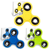 TD® Lot 3 Fidget Spinner/Jouet Triangle Pour Adultes Enfants/ Jouet de Doigts/ Décompression- Anti stress JAUNE- VERT - BLEU