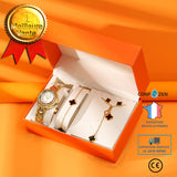 Parures bijoux Montres exquises Bracelets Colliers Alliage Acier inoxydable Cadeaux pour femmes Cadeaux pour femmes d'anniver