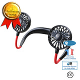 INN® Petit ventilateur suspendu cou extérieur USB mini portable étudiant dortoir rechargeable ventilateur de direction du vent régla