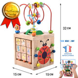 TD® Activité Cube d'Éveil Motricité Jouet éducatif-Jeu d'éveil premier âge-Enfant Éducatif Cadeaux d'anniversaire Noël Fête