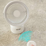 TD® Lampe d'atmosphère de lampe de ventilateur de camping à durée de vie de batterie super longue en plein air ventilateur portable