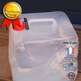 Seau à boire pliant extérieur 18L camping portable voiture de grande capacité pot d'eau potable outil d'eau sac à eau aux qua