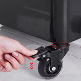 TD® Roulette bureau résistant charge lourde roulettes 22 mm roulement silencieux protégez tapis remplacement fauteuil plancher burea
