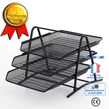 TD® Support de fichiers en maille Plateau de fichiers à quatre couches à trois couches Support de stockage de cadre de stockage donn