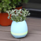TD® Haut-parleur Bluetooth intelligent qui peut planter des fleurs, haut-parleur Bluetooth, toucher et jouer du piano