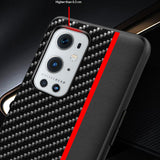 TD® Convient pour OnePlus9Pro coque de téléphone portable coque de protection en fibre de carbone housse de protection anti-chute