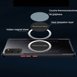 TD® Coque de téléphone Samsung Galaxy S20 Coque en silicone graphène Coque de téléphone anti-chute Simple Super Cooling