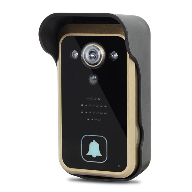 TD® Sonnette vidéo couleur haute définition Interphone intelligent sans fil domestique Déverrouillage et surveillance à distance