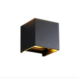 TD® 12W Led Applique Murale Exterieur/Interieur IP65 Réglable Design Moderne Blanc Chaud