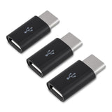TD® Lot de 3 Mini adaptateur USB Connecteur Universel Micro USB 3 Utilisation Périphérique Connexion Rapide Transfert Partage Donnée