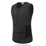 TD® Hommes néoprène corps façonnage ceinture sweatwear Fitness course sport Yoga vêtements sueur minceur taille gilet taille L