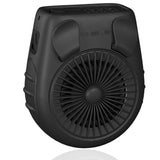 TD® Ventilateur monté sur la taille petit ventilateur monté sur le cou grand ouvrier du bâtiment éolien charge usb extérieure 5000mA