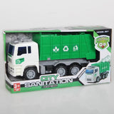 TD® Camion Poubelle Recyclage-Voiture Enfant Vert Maquette Camion Benne Garbage Truck Jouet Cadeau d'anniversaire Noël Fête